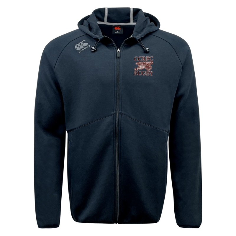 Concord Carlisle Rugby Tempo Vapodri Full-Zip Hoodie by Canterbury XS Black