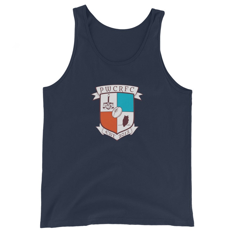 PWCRFC Owls Social Tank Top Navy XS