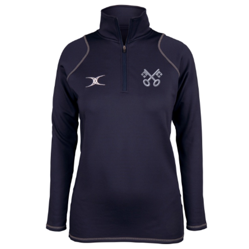 St Peters Collegiate Academy Adult’s Dark Navy Quest Ladies 1/4 Zip Fleece 8