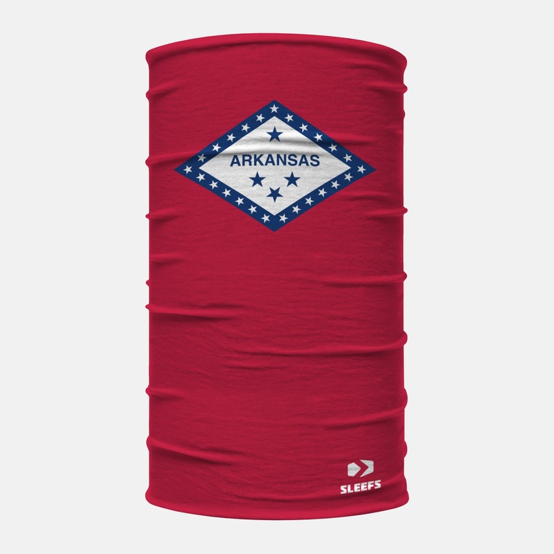 Arkansas State Flag Neck Gaiter ONE SIZE Red