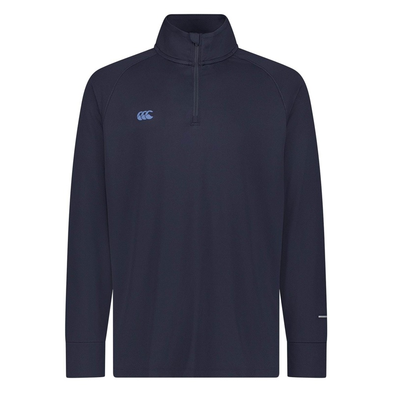 Canterbury Tempo+ 1/4 Zip Training Top S Blue