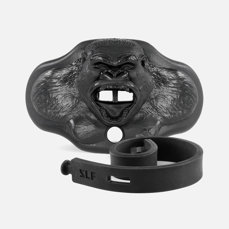 Gorilla Mode Black Football Mouthguard Black