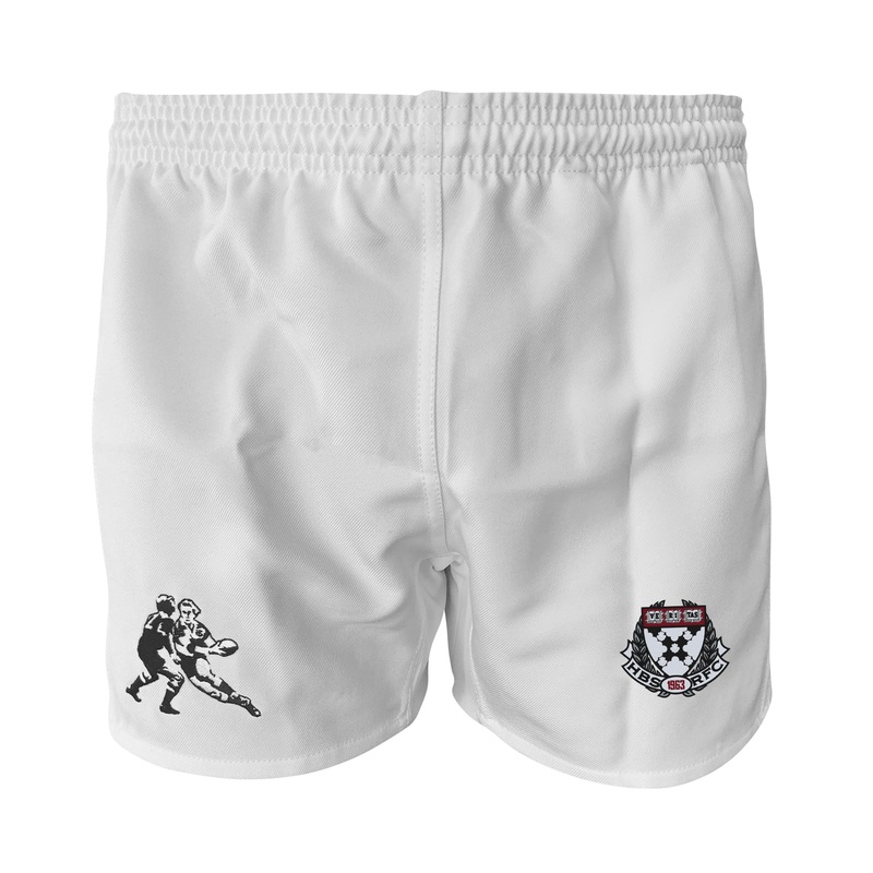 HBS RFC Pro Power Rugby Shorts White 2XS/28