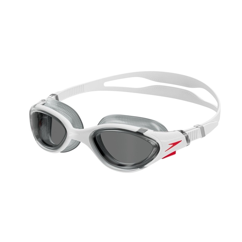 Speedo Biofuse 2.0 Swimming Goggles One Size White/Red
