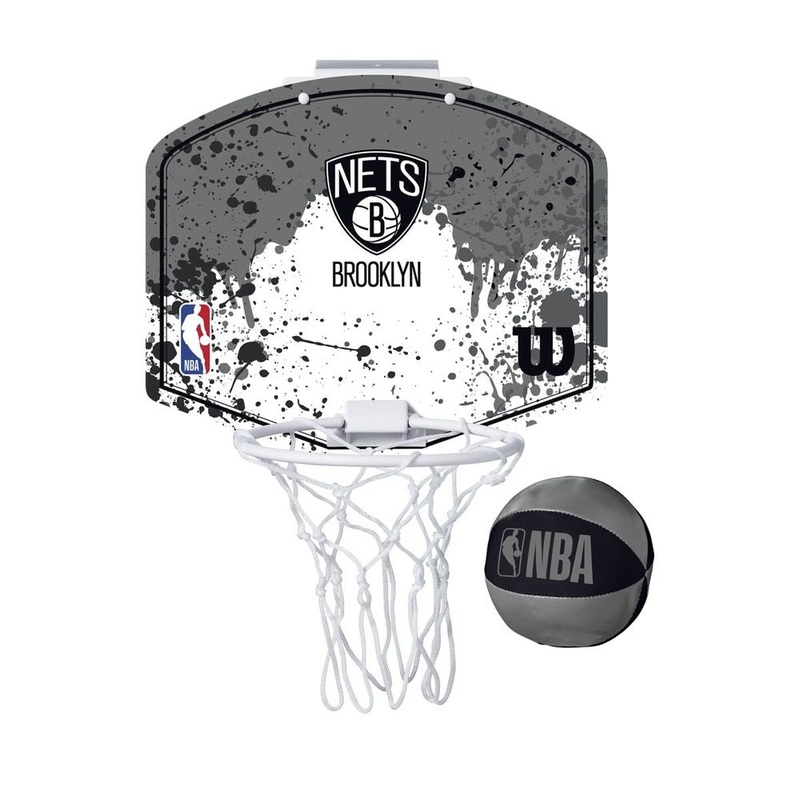 Wilson Team Mini Basketball Hoop – Brooklyn Nets NA One Size