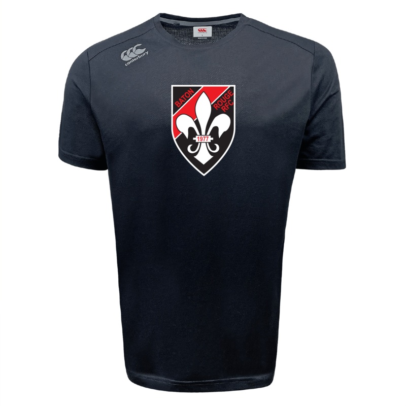 Baton Rouge RFC Tempo Vapodri T-Shirt by Canterbury XS Black