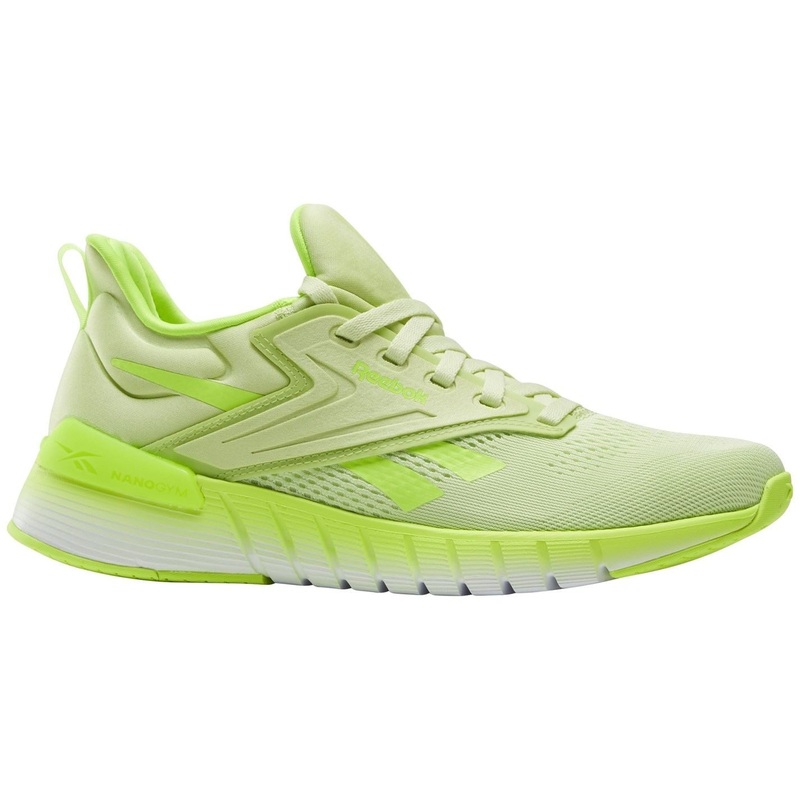 Reebok Nano Gym Low Top Weightlifting Sneakers 7.5 (41) Astro Lime/Digi