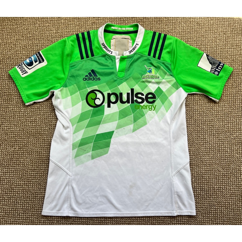 2017 Highlanders Match Worn Jersey – 12 (#16)