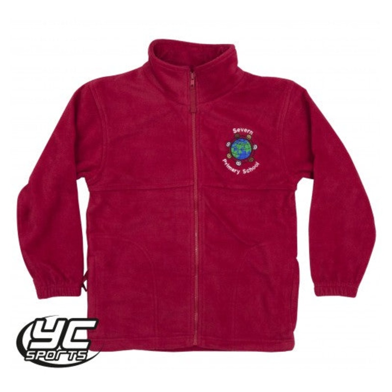 Severn Primary School Fleece 3/4 RED