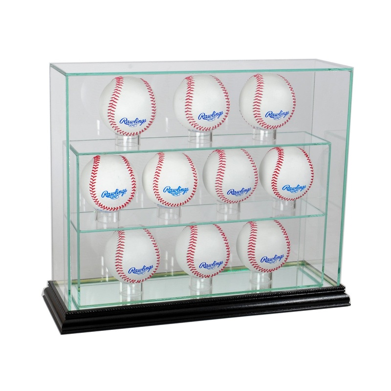 10 Ball Vertical Baseball Display Case