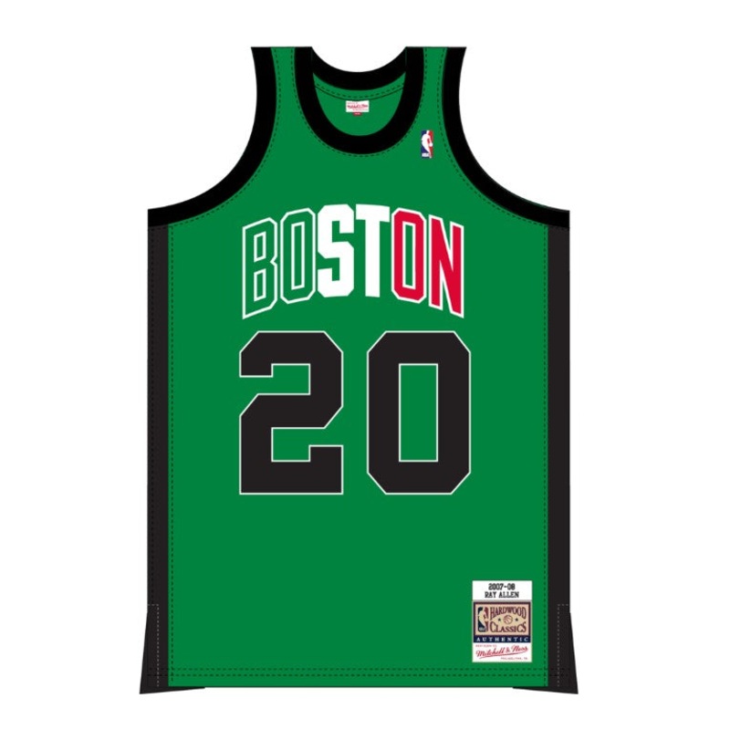 Boston Celtics Ray Allen Irish Green 2007-2008 Authentic Jersey Small