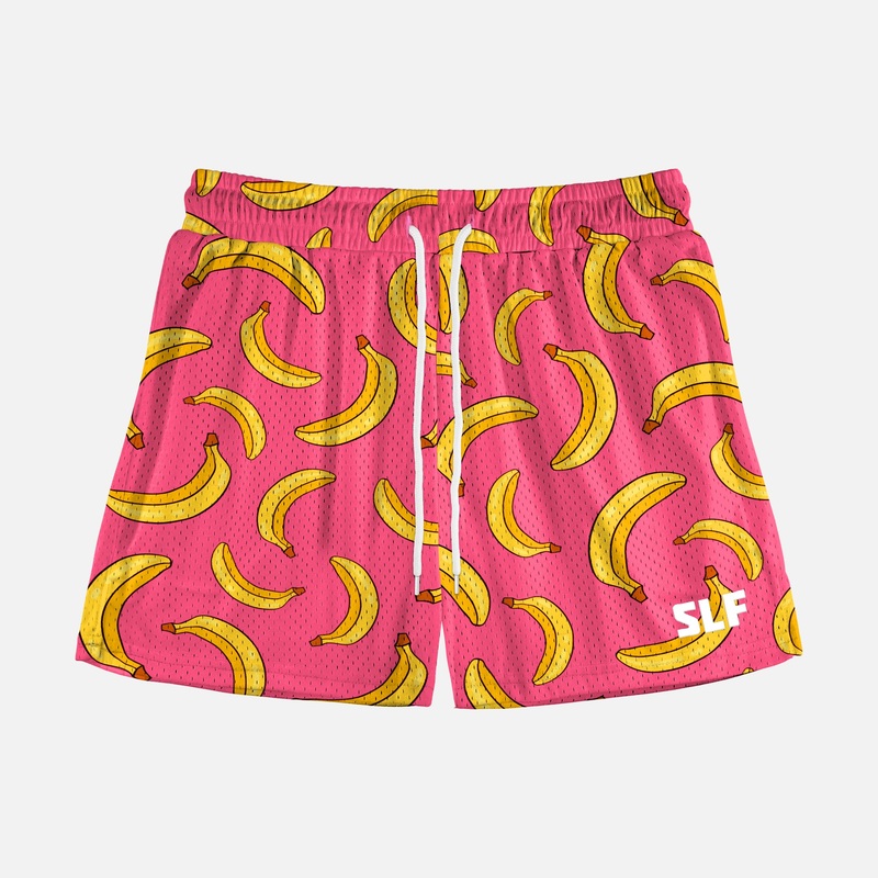 Banana Blitz Coral Shorts – 5″ S Coral