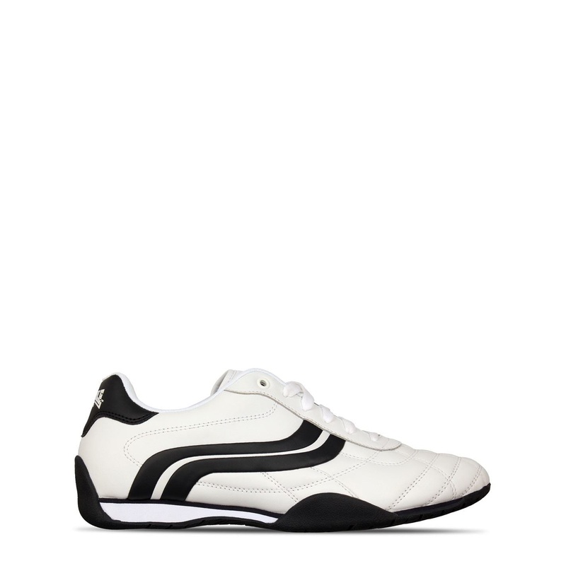 Lonsdale Mens Camden Trainers 11 (46) White/Navy