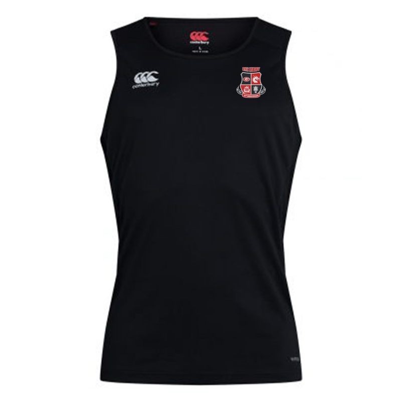 Rye High School 10 Year Club Dry Singlet by Canterbury XS Black