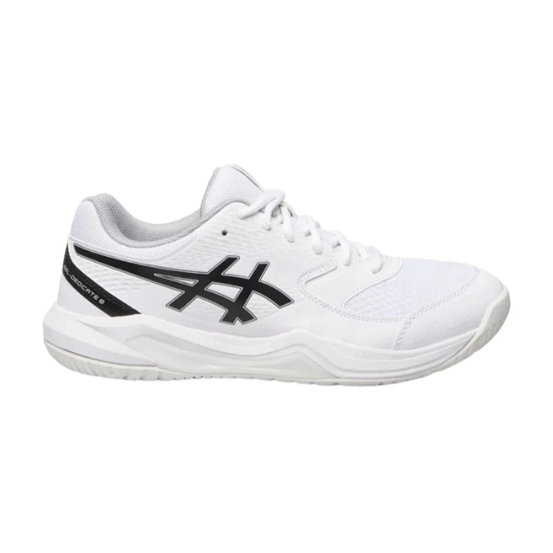 Asics Gel Dedicate 8 Tennis Shoes – White/Black UK 7