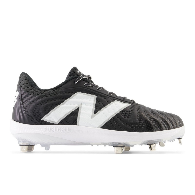 New Balance Men’s FuelCell 4040v7 Low Metal Baseball Cleat BLACK | WHITE SZ 8.5 MEDIUM