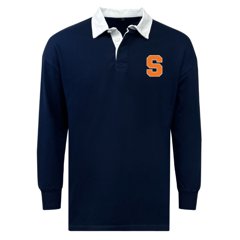 Syracuse University Women’s RFC Classic Long Sleeve Solid Rugby Jersey S Navy
