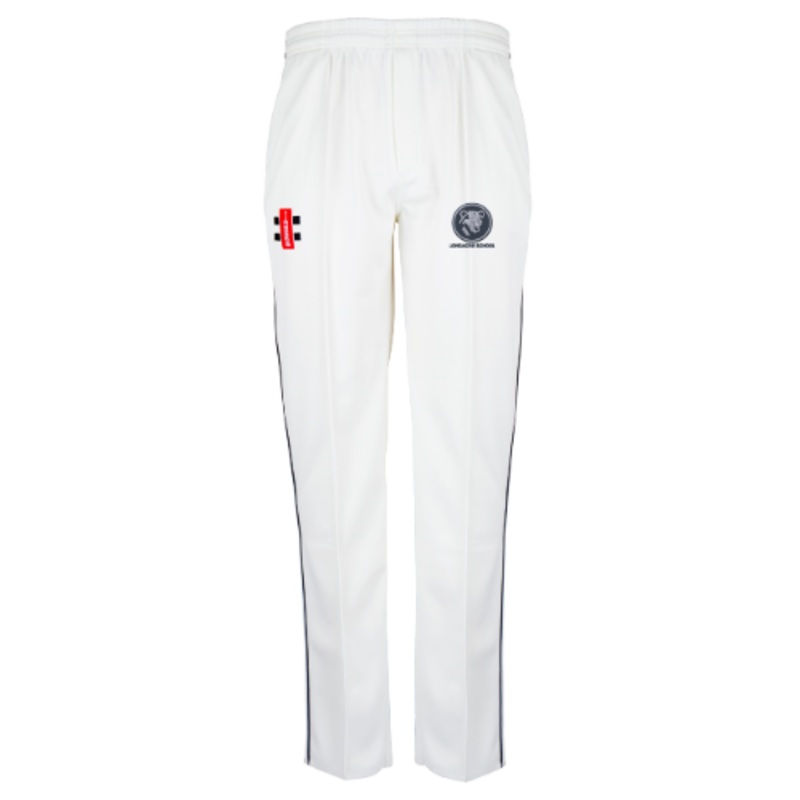 Longacre School Child’s Ivory / Navy Cricket Trousers 5 – 6 Yrs