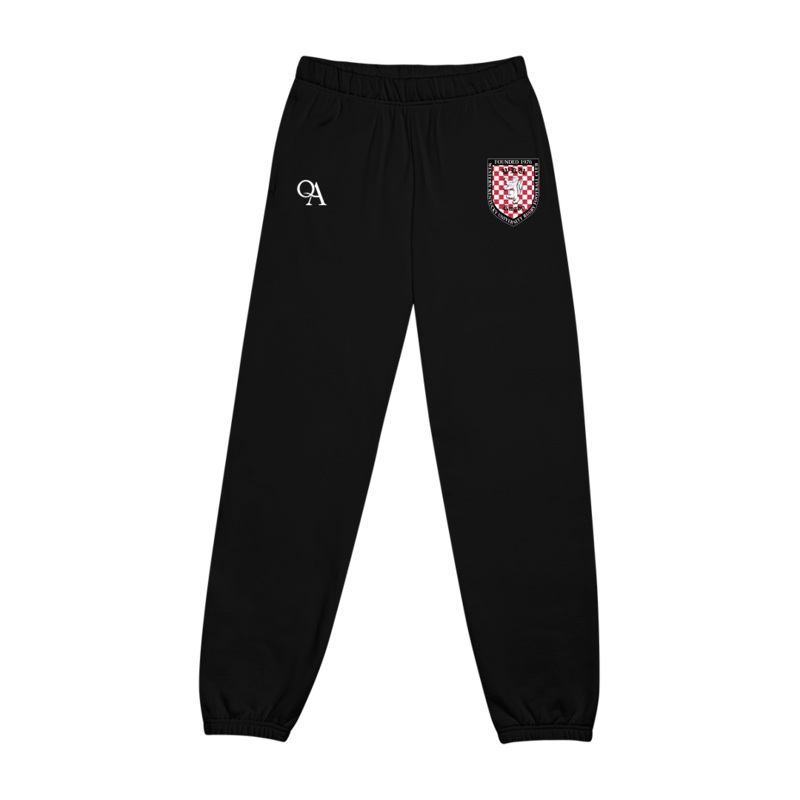 WKU Rugby Sweatpants Black Cotton S