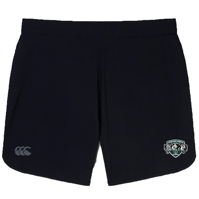 Woodlands Youth Wolfpack Women’s Elite Woven Short by Canterbury 8 Black