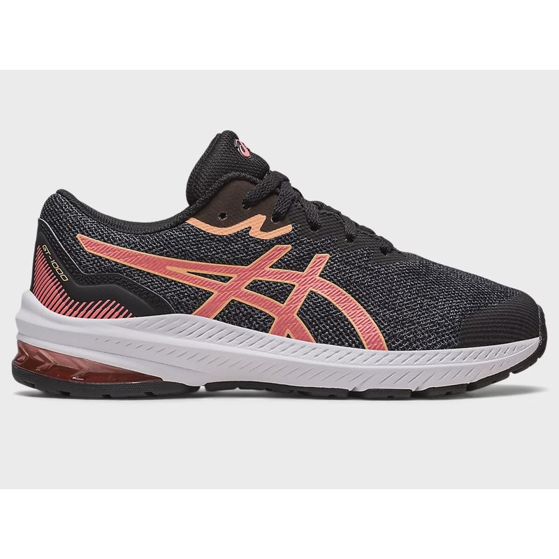 Asics Kid’s GT 1000 11 GS – Black/Papaya US 1