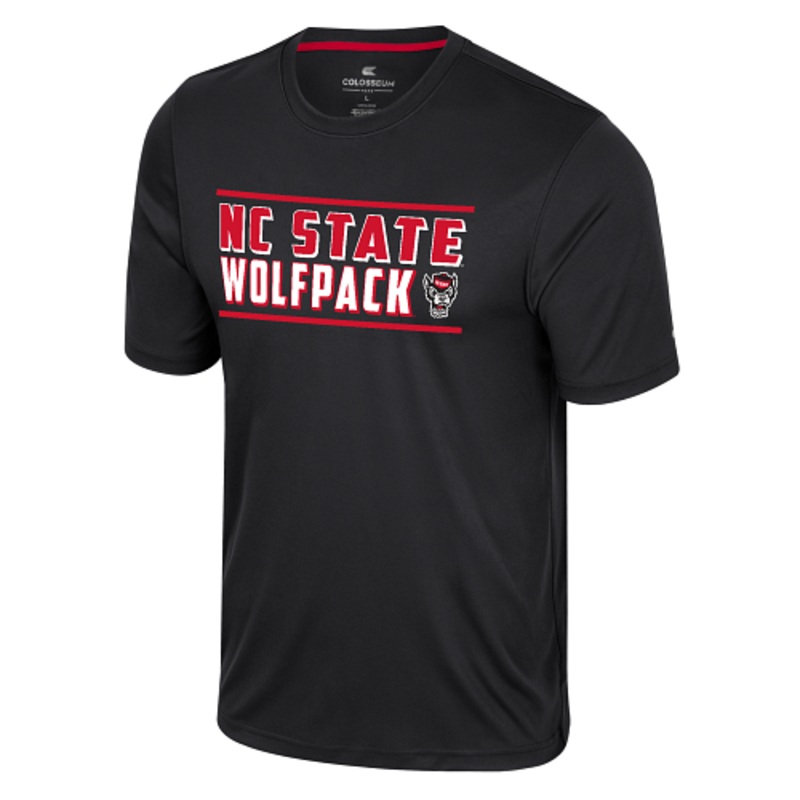 NC State Wolfpack Black Short Sleeve Performance T-shirt Small