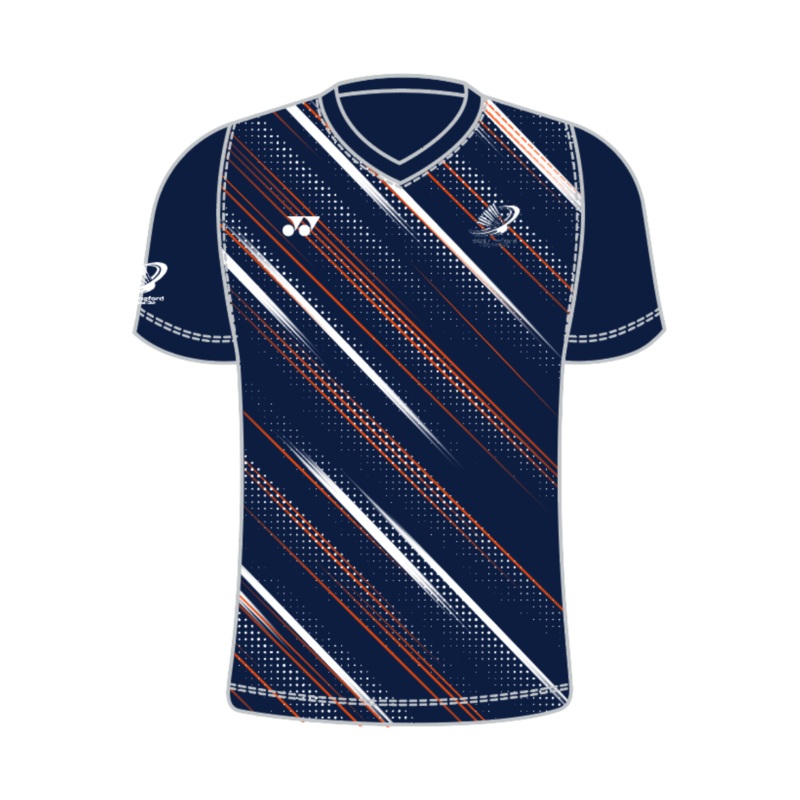 Wallingford BC T011MV Flash V T-Shirts Mens BLUE XS