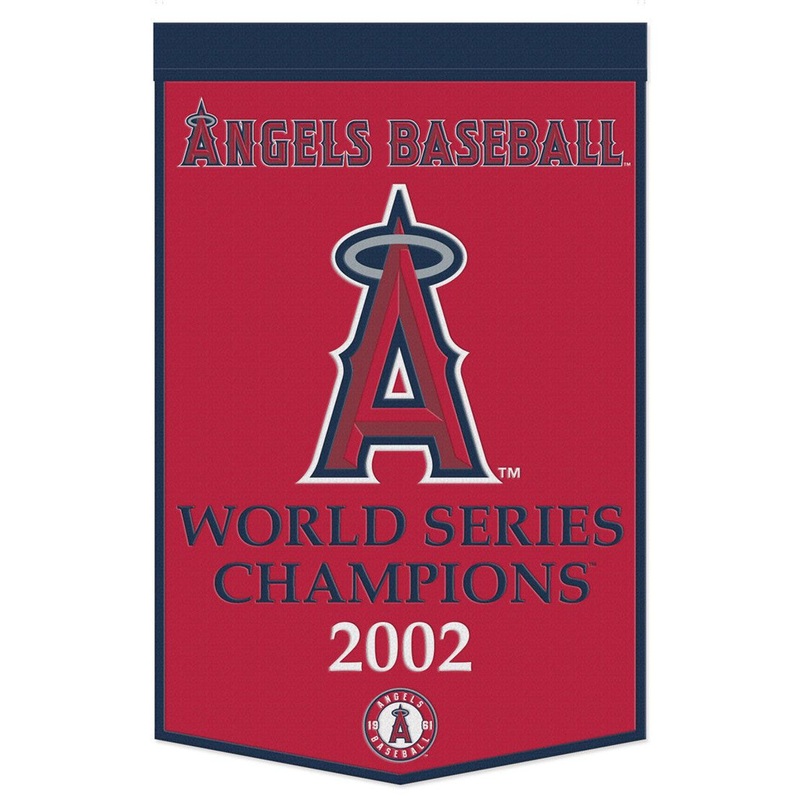 Wincraft Los Angeles Angels Dynasty Champ Design Wool Banner 24×38 – Special Order