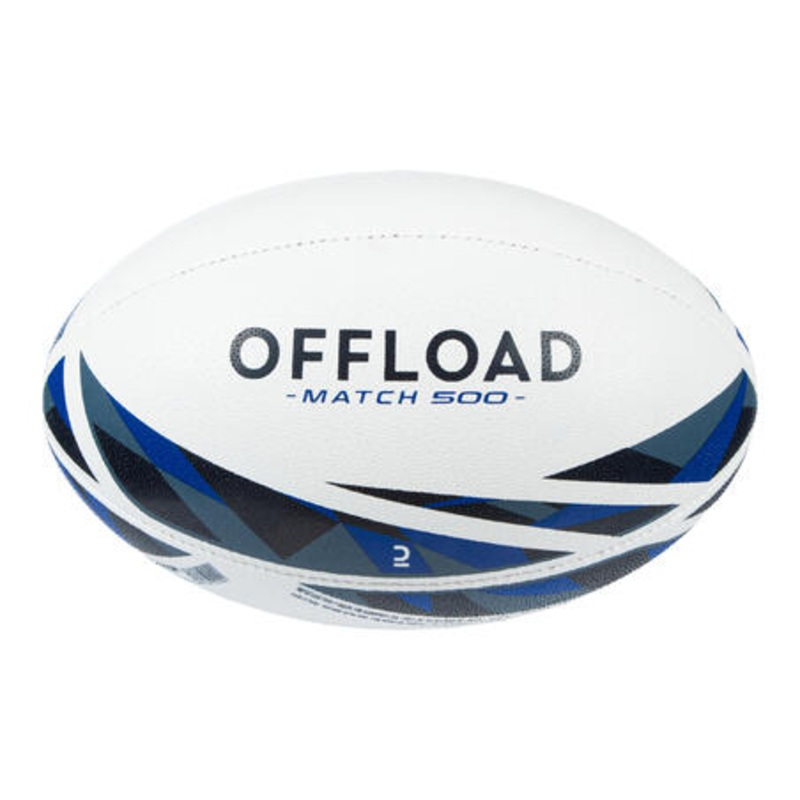 Size 5 rugby ball r500 match – blue