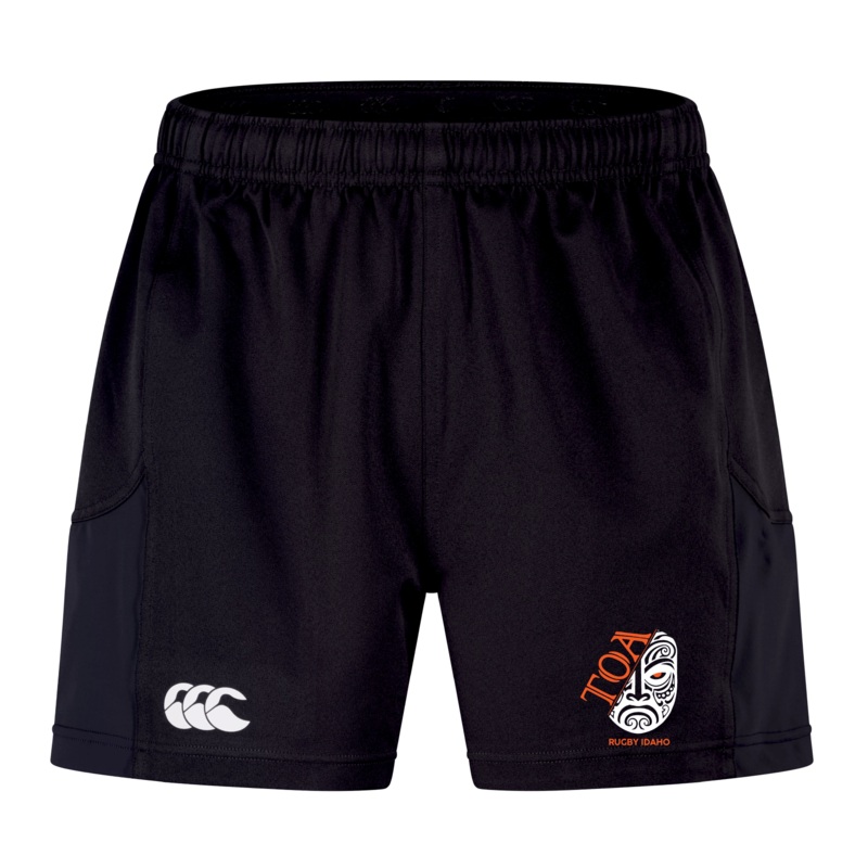 Toa Rugby Idaho Advantage Short 2.0 by Canterbury 6 Black