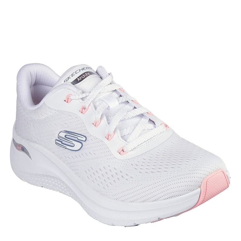 Skechers Arch Fit 2.0   Big League 7 (40) Wht M/Pk/Bl Tr