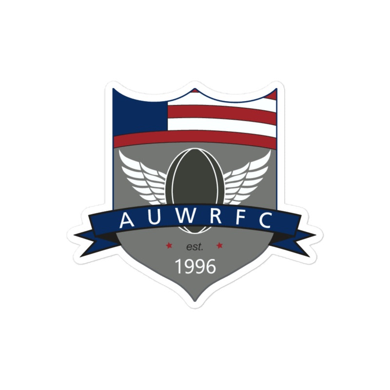 American Univ. WRFC Stickers 5.55.5