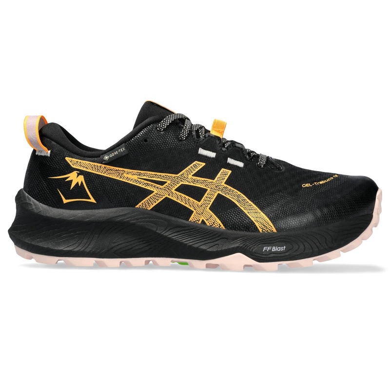 Asics Womens Gel Trabuco 12 G-TX- Black/Orange US 7