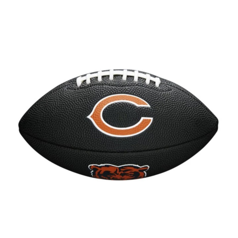 Wilson Mini NFL Team Soft Touch Football – Chicago Bears Black MINI