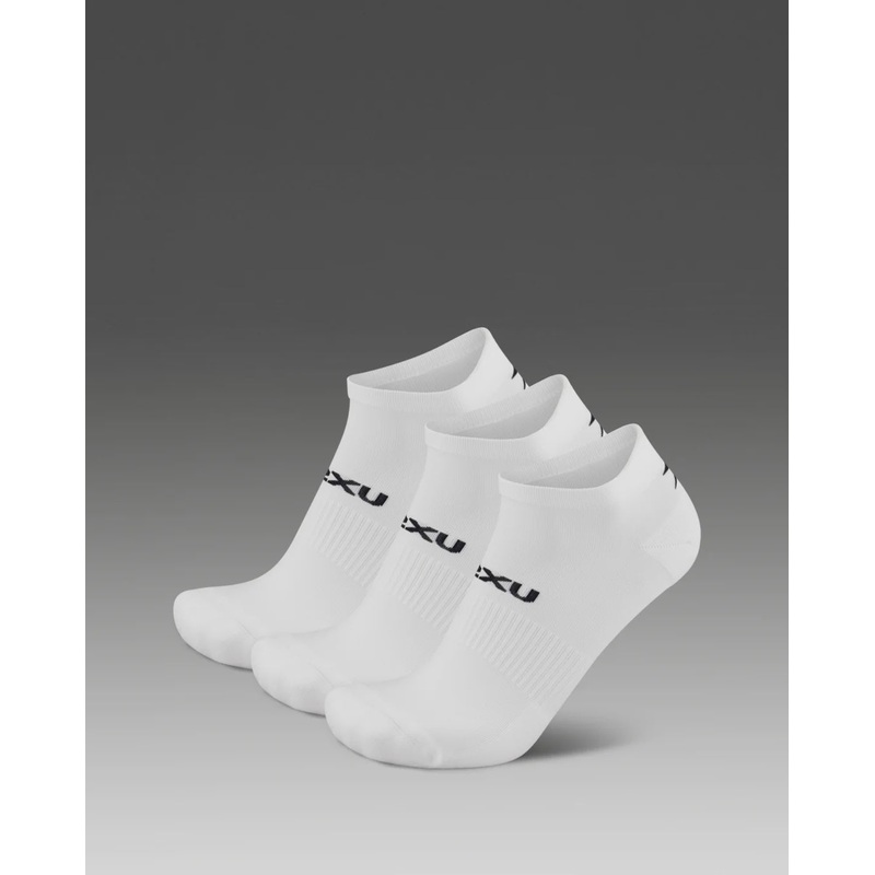 2XU Ankle Socks 3 Pack – White Medium