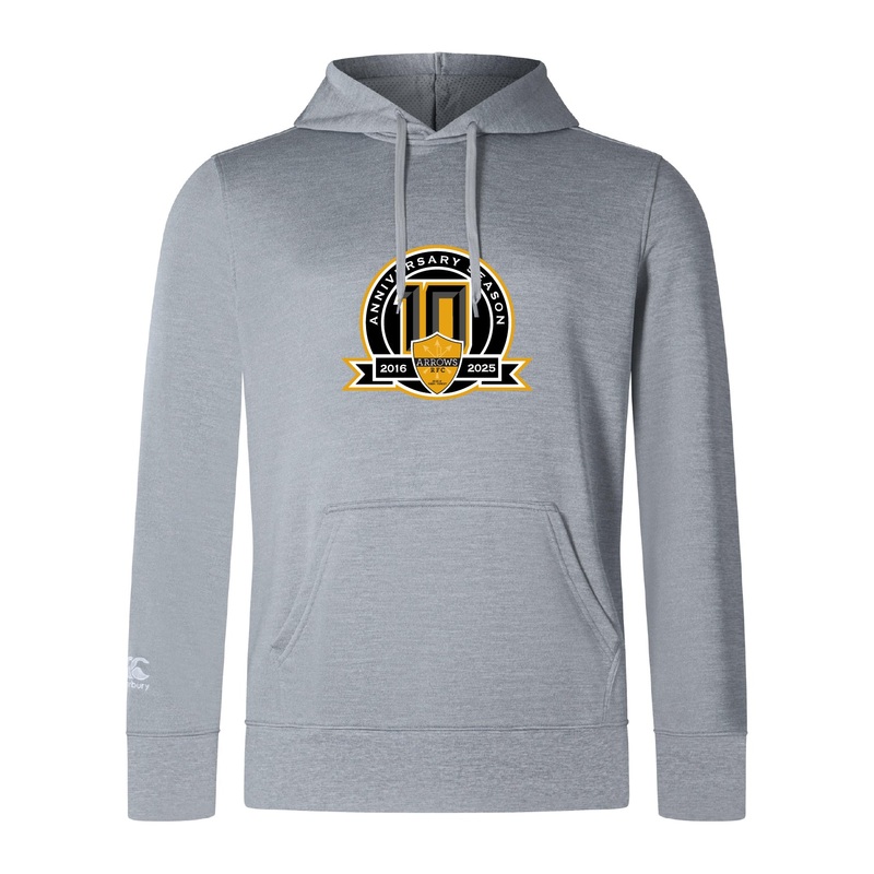 Arrows Rugby Club 10th Anniversary Club Lightweight Hoodie by Canterbury Y4 Black