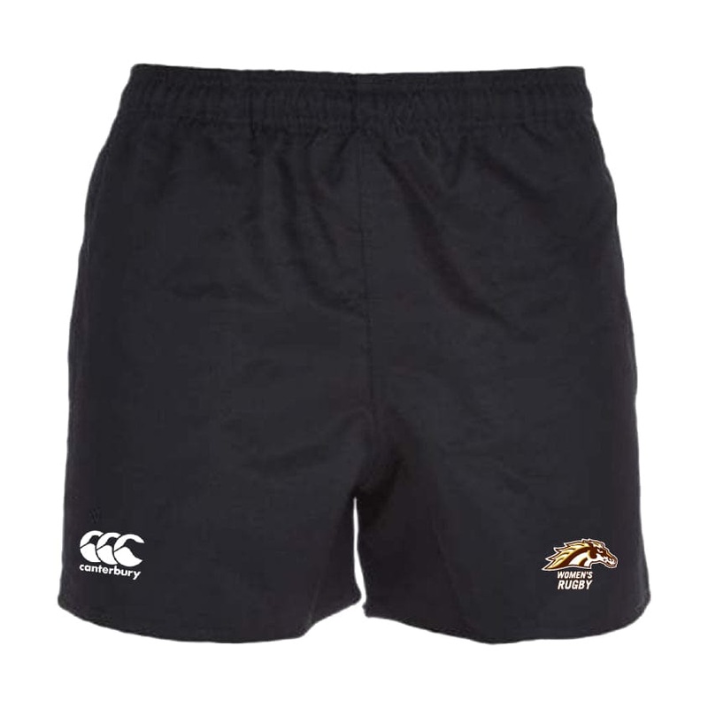 Western Michigan University Women’s Rugby Player’s Drill Short by Canterbury 6 Black