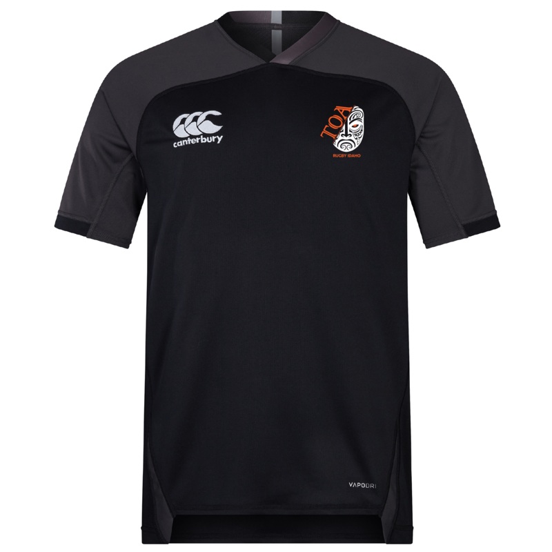 Toa Rugby Idaho Vapodri Evader Jersey by Canterbury XS Black