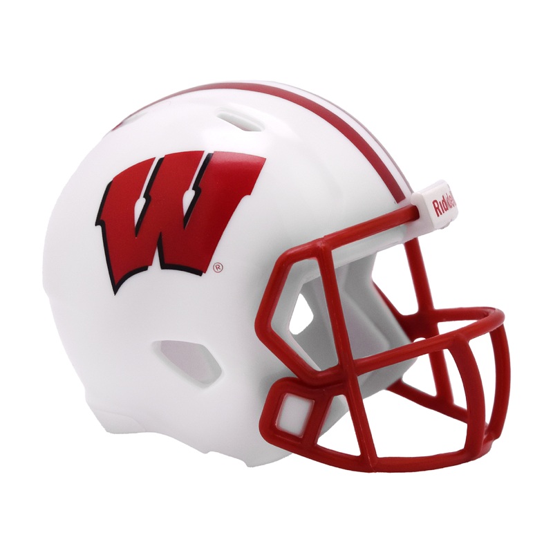 Wisconsin Badgers Riddell Speed Pocket Pro Football Helmet