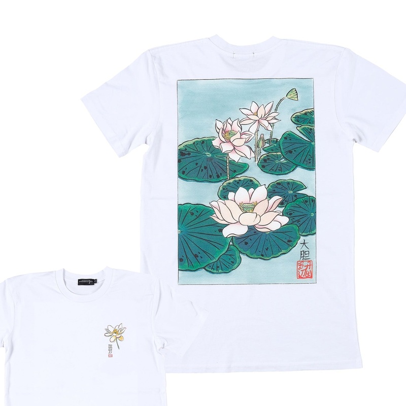 Baldo Lotus T-Shirt – White XS