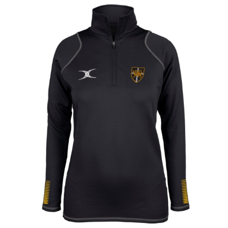Esher RFC Women’s Black Quest 1/4 Zip Fleece 8