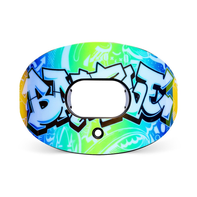 “Iridescent Graffiti” Oxygen Football Mouthguard
