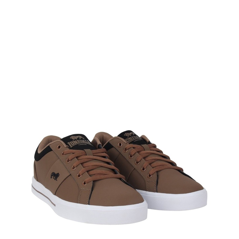 Lonsdale Mens Latimer Trainers 8.5 (42.5) Brown