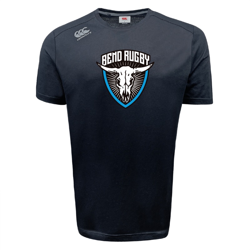 Bend Rugby Tempo Vapodri T-Shirt by Canterbury XS Black