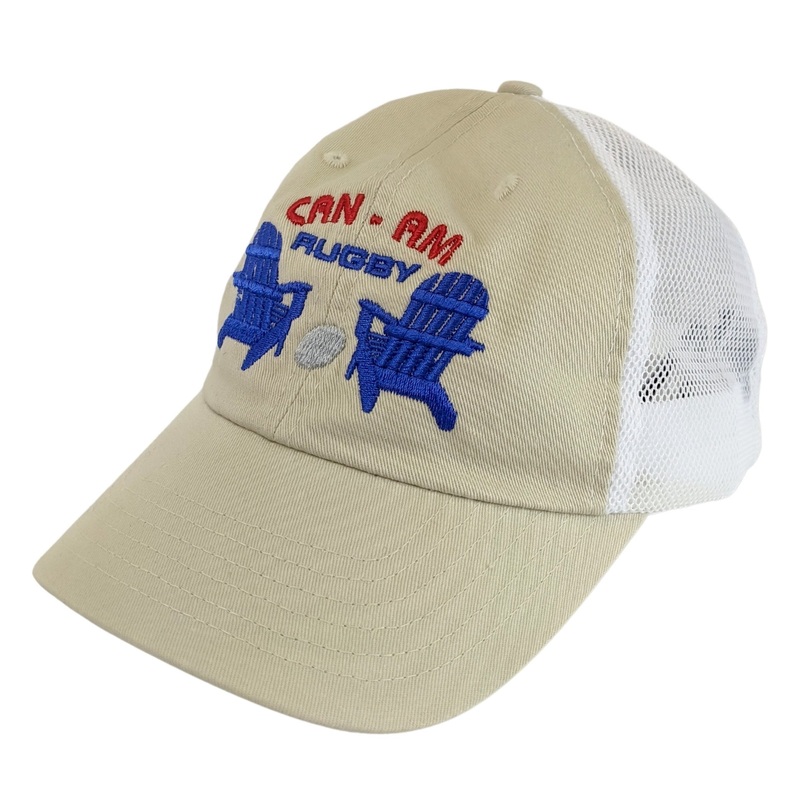 CAN-AM Trucker Hat Stone/White