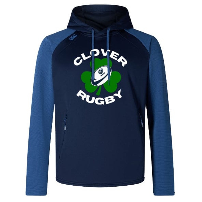 Clover Blue Eagles Rugby Elite Training Hoody by Canterbury XS Navy