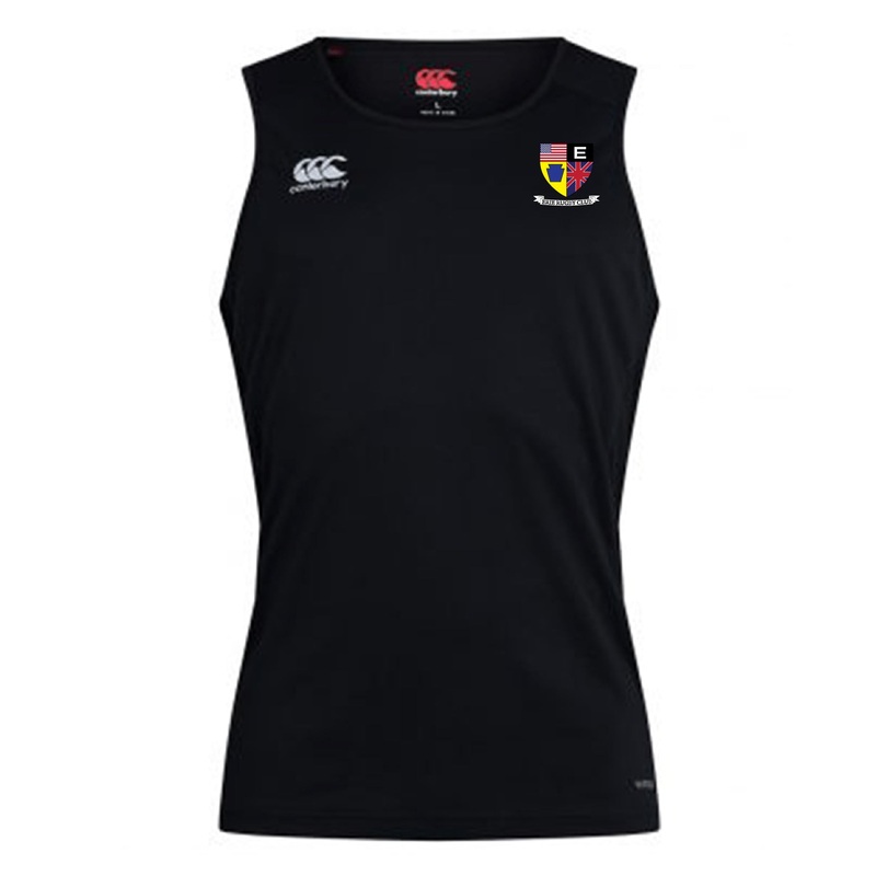 Erie Rugby Club Club Dry Singlet by Canterbury XS Black