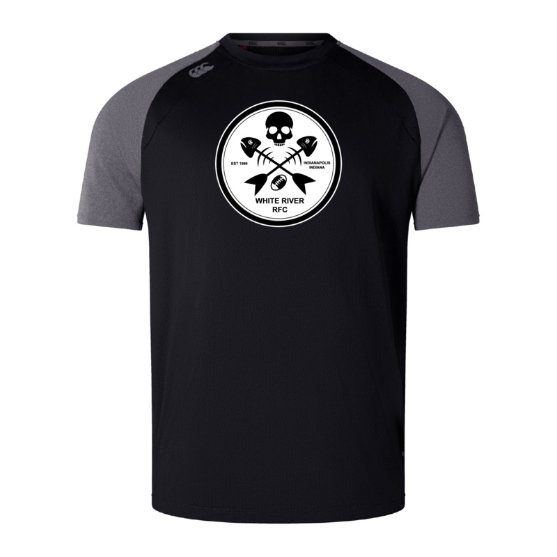 White River RFC Elite Training Tee by Canterbury XS Black