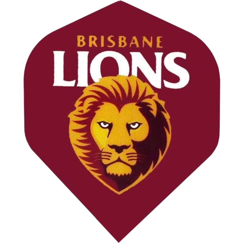 AFL Dart Flights – Brisbane Lions NA One Size