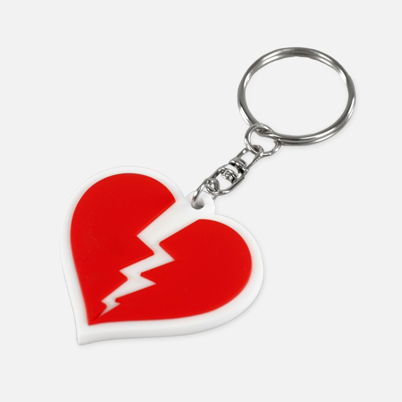 BRKN Keychain one size Red